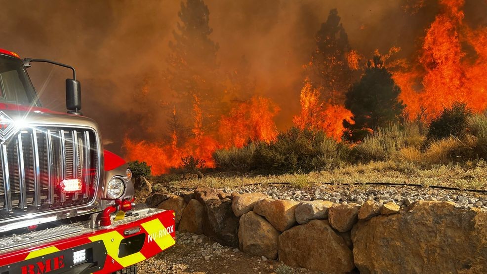 Image for story: Reno firefighters stretched thin as Davis Fire demands extra hands