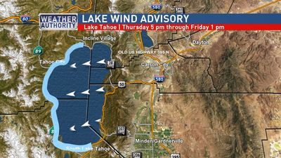 Image for story: Lake Wind Advisory issued for Lake Tahoe