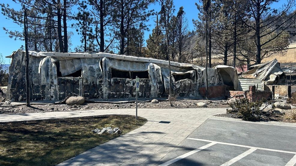 Image for story: Holy Spirit Catholic Mission destroyed in Davis Fire, parishioners search for sacred items