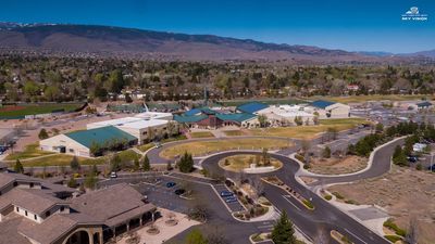 Image for story: Sky Vision gets aerial view of Bishop Manogue Catholic High School in South Reno