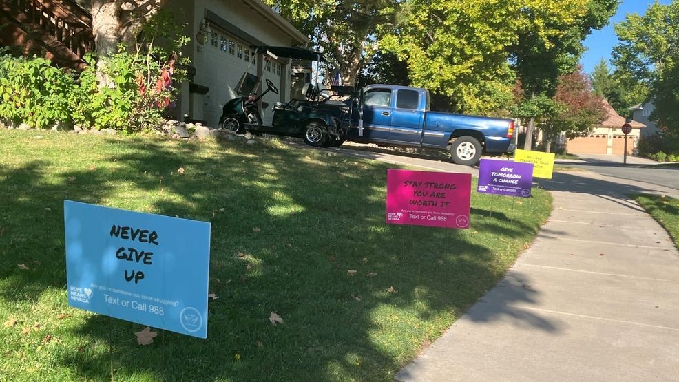 Image for story: HOA threatens fines for Sparks woman's suicide signs, she takes her fight to the streets