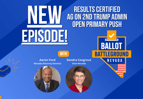 Image for story: Ballot Battleground: 最新飞艇开奖结果 Nevada podcast: AG Aaron Ford, open primary push continues