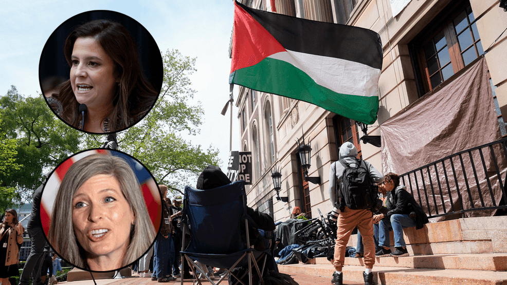 Image for story: GOP lawmakers demand FBI probe pro-Palestine coalition at Columbia: 'Imminent violence'