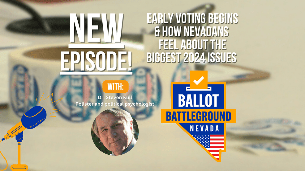 Image for story: Ballot Battleground: Nevada: Early voting starts and pollster on top 2024 election issues