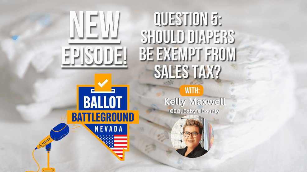 Image for story: Should diapers be exempt from sales tax? Ballot Battleground: Nevada explains Question 5