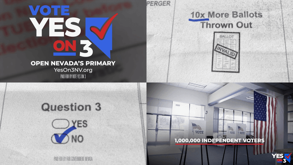 Image for story: Fact-checking commercials for and against Question 3 on ranked choice voting in Nevada