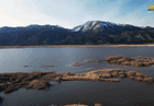 Image for story: Sky Vision captures astonishing aerial view of Washoe Lake prior to weekend storm