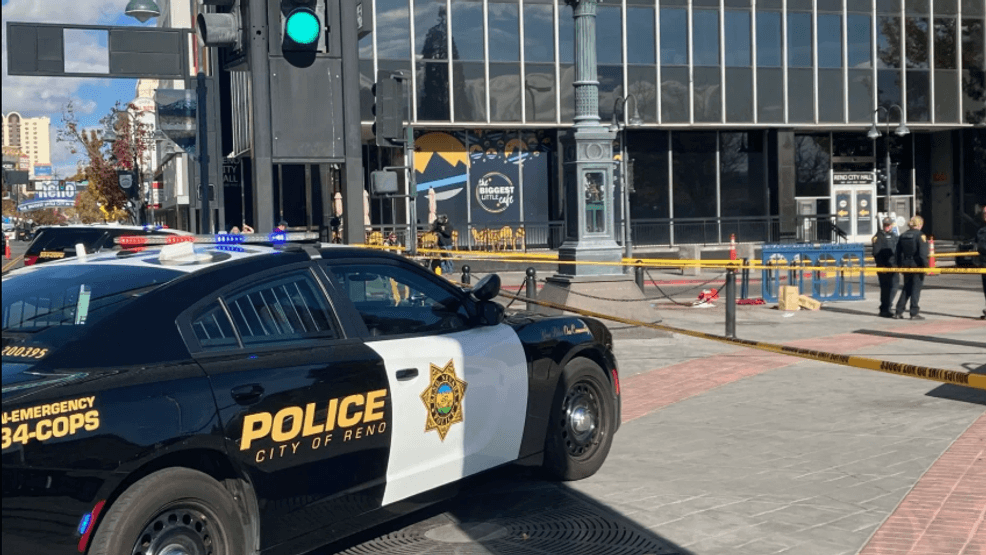 Oregon man stabbed to death outside Reno city hall, suspect booked for murder