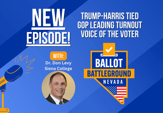 Image for story: Ballot Battleground: Nevada: Top pollster on tied Trump-Harris race, GOP turnout lead