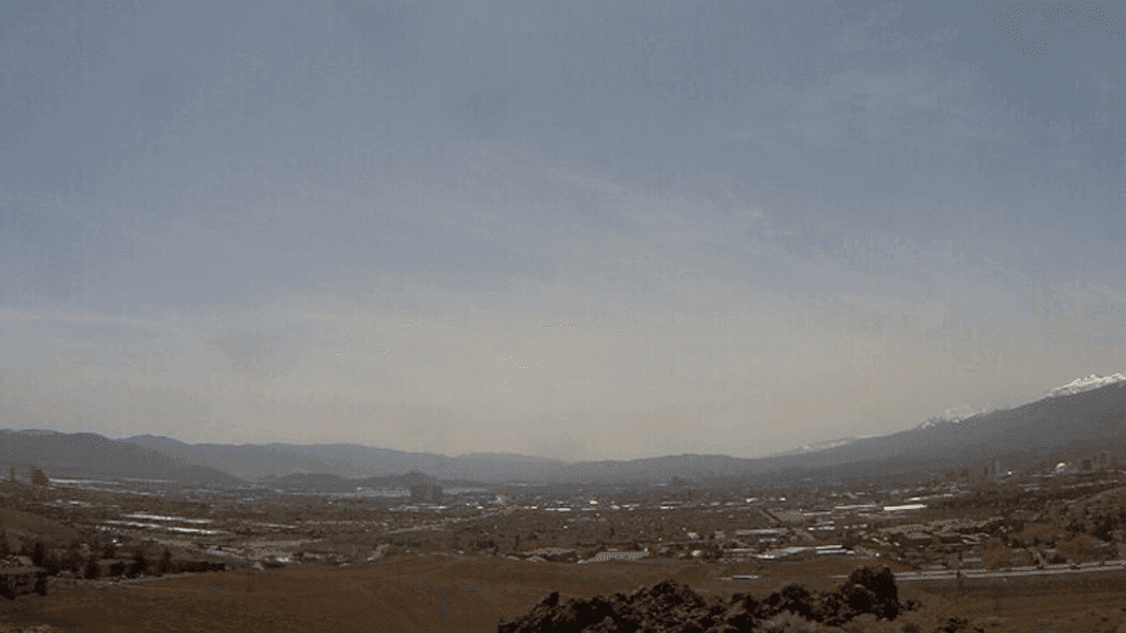 Haze blankets Reno area on Wednesday afternoon (Washoe County AQMD)