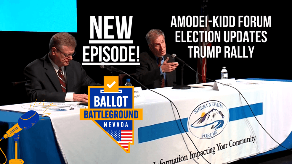 Image for story: Ballot Battleground: Nevada: Amodei-Kidd forum, 2024 election updates, Trump Reno rally